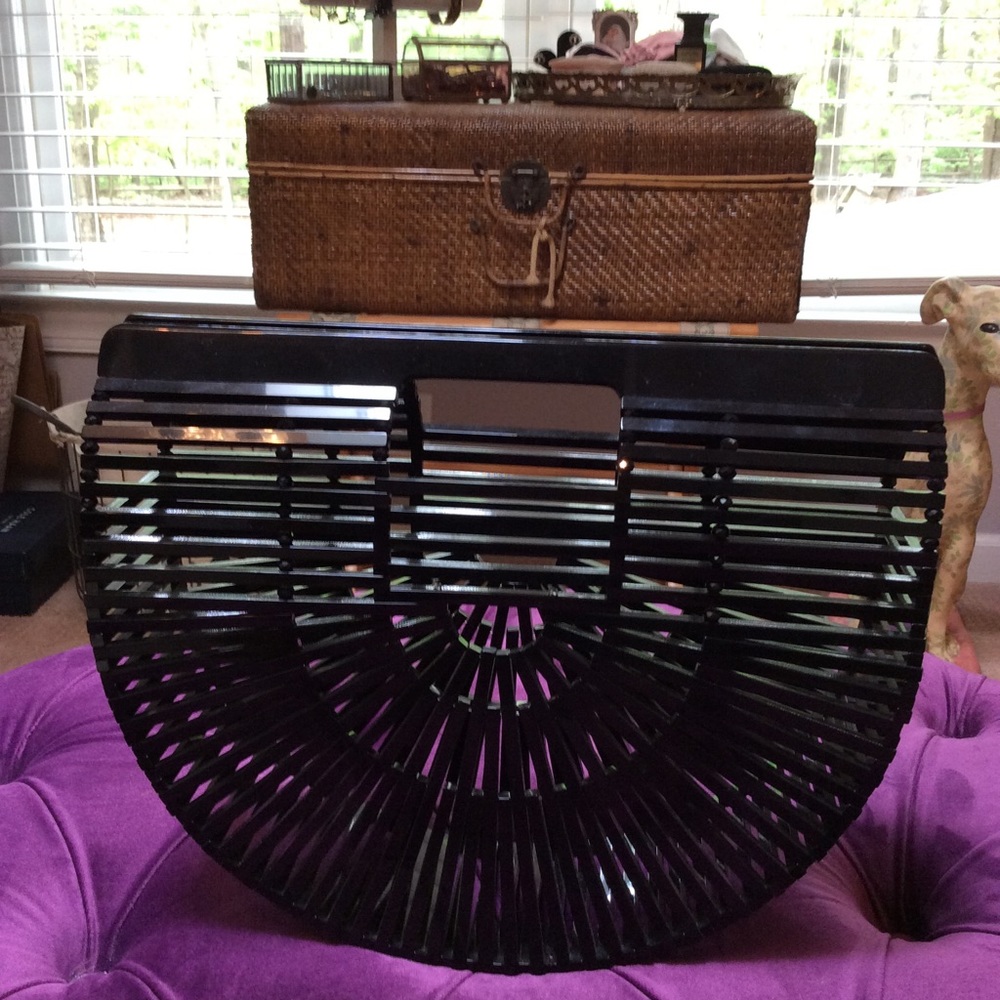 Cult Gaia black unique handbag